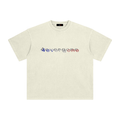 Bluewhitenred tee
